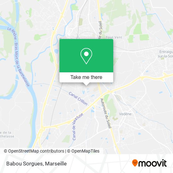 Babou Sorgues map