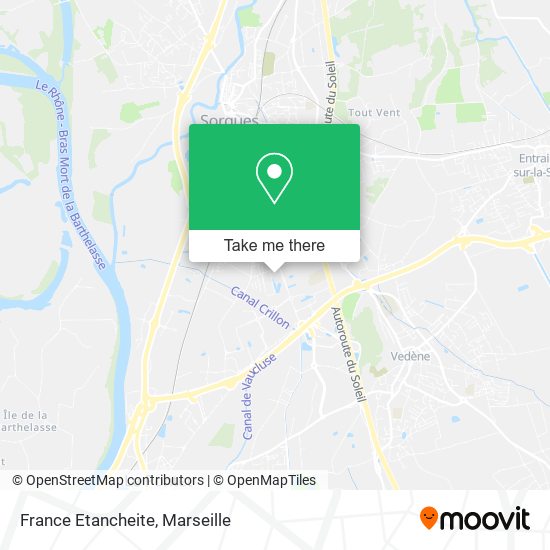 France Etancheite map