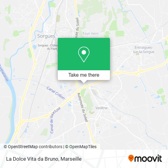 La Dolce Vita da Bruno map