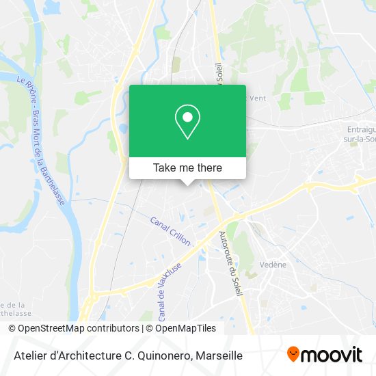 Atelier d'Architecture C. Quinonero map