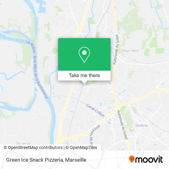 Green Ice Snack Pizzeria map