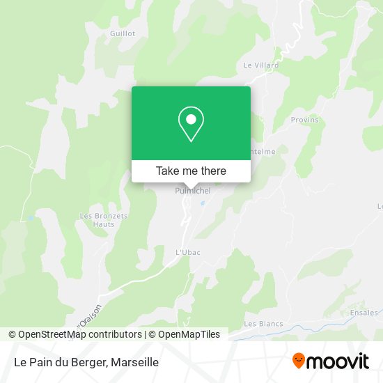 Le Pain du Berger map
