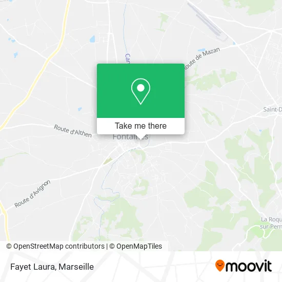 Fayet Laura map