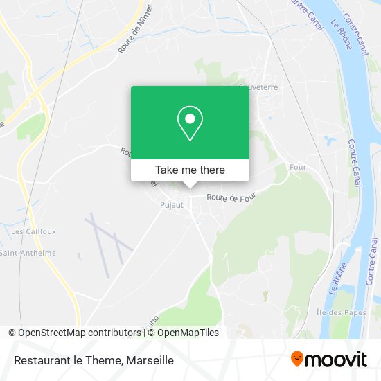 Restaurant le Theme map