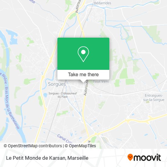 Le Petit Monde de Karsan map