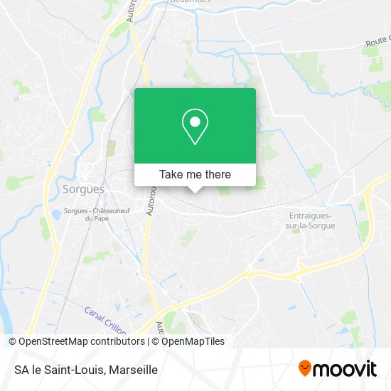 SA le Saint-Louis map