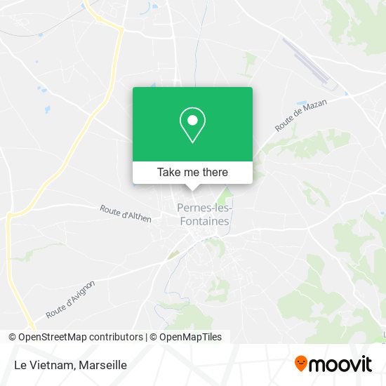 Le Vietnam map