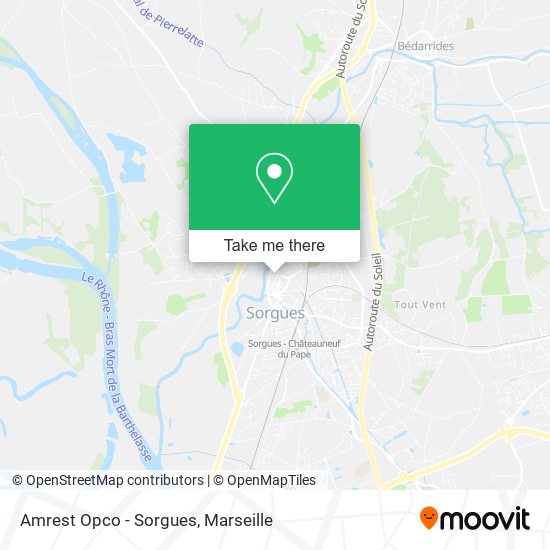 Amrest Opco - Sorgues map