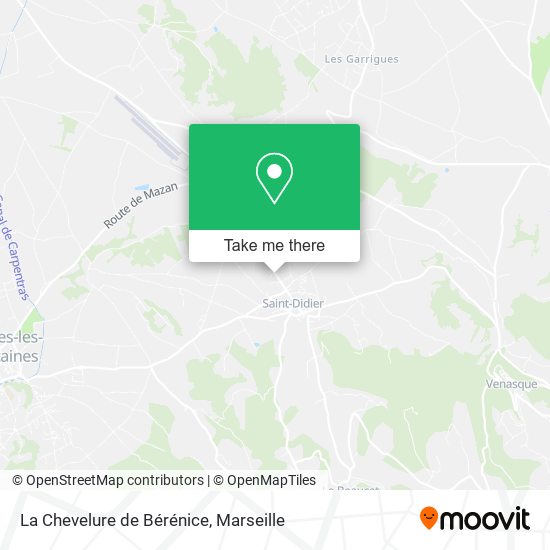 La Chevelure de Bérénice map