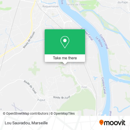 Lou Sauvadou map