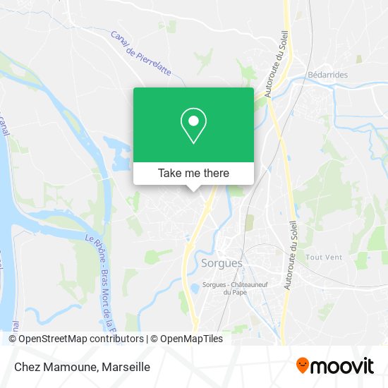 Chez Mamoune map