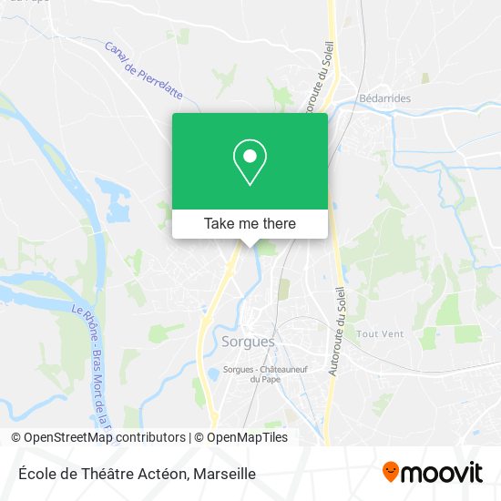 École de Théâtre Actéon map