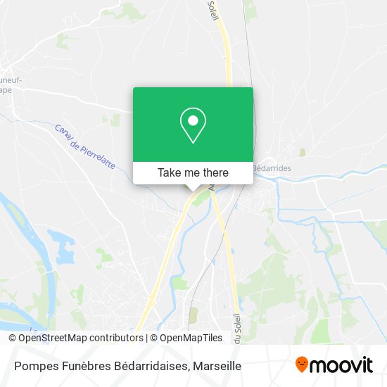 Pompes Funèbres Bédarridaises map
