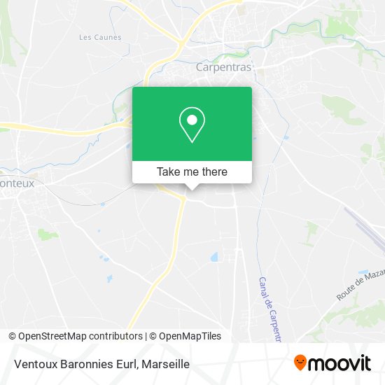 Ventoux Baronnies Eurl map