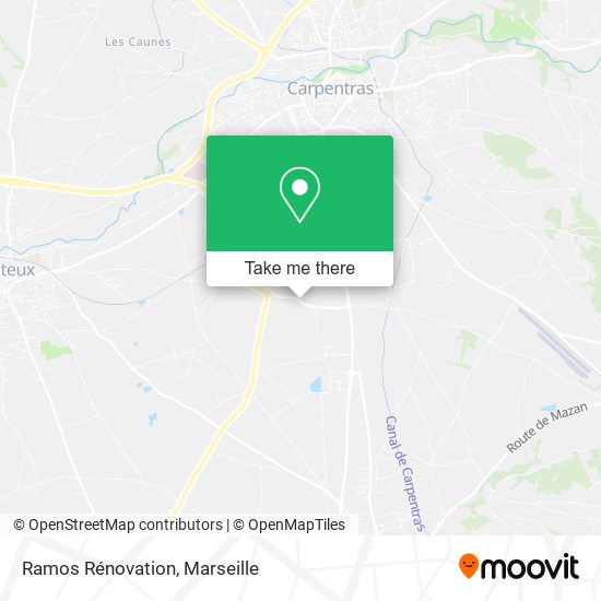 Ramos Rénovation map