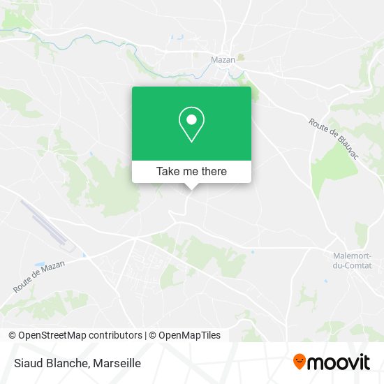 Siaud Blanche map