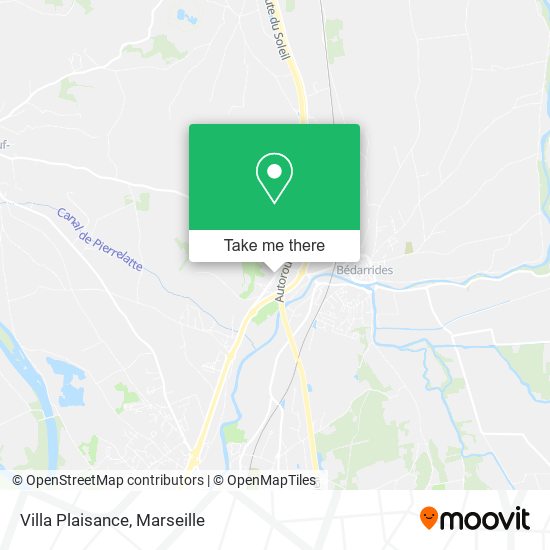 Villa Plaisance map