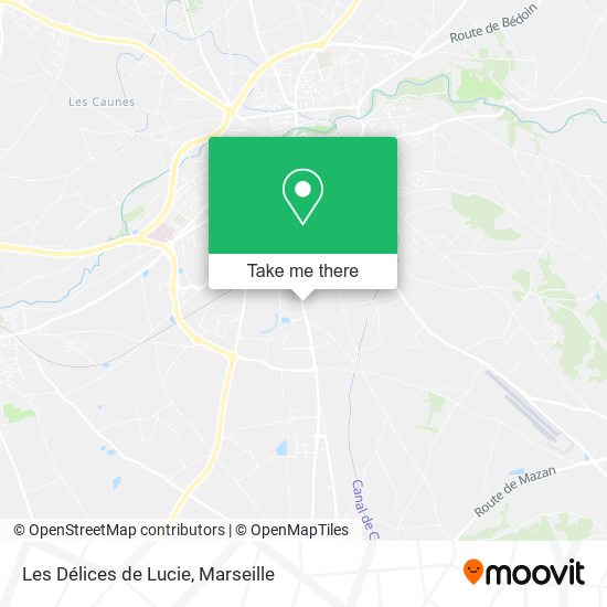 Les Délices de Lucie map