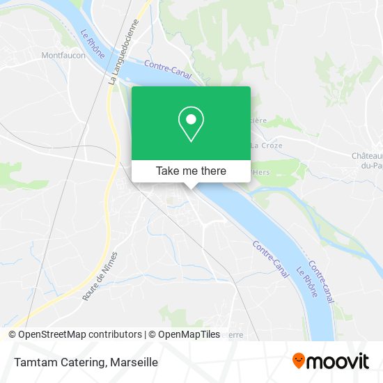 Tamtam Catering map