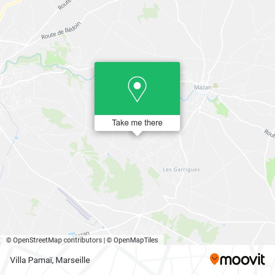 Villa Pamaï map