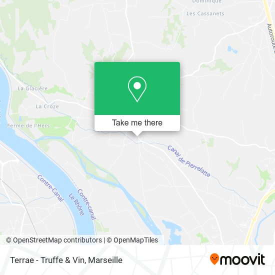 Terrae - Truffe & Vin map
