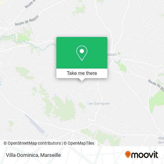 Villa-Dominica map
