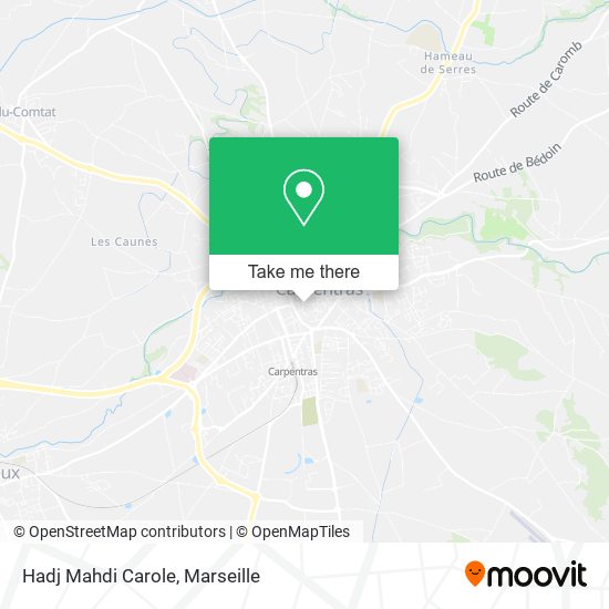 Hadj Mahdi Carole map
