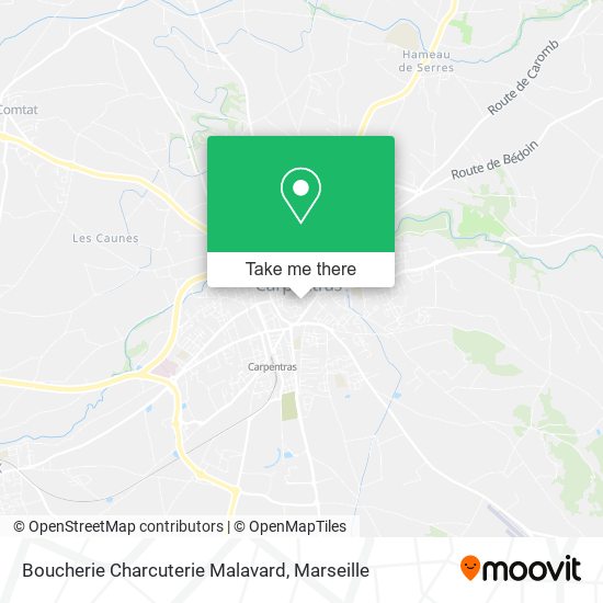 Boucherie Charcuterie Malavard map