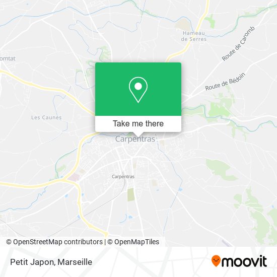 Petit Japon map