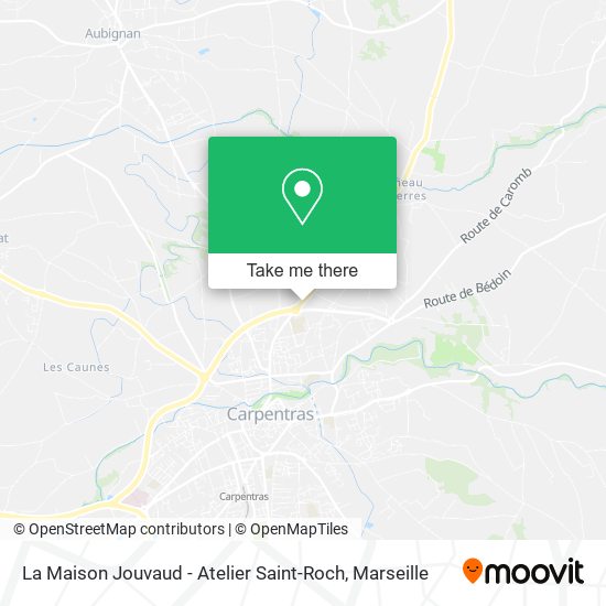 La Maison Jouvaud - Atelier Saint-Roch map