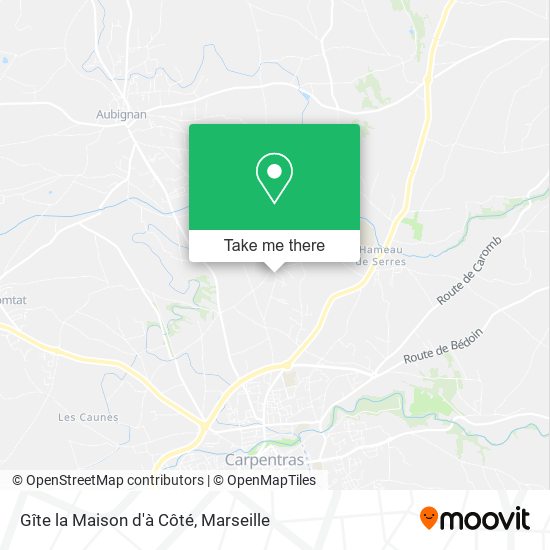 Gîte la Maison d'à Côté map
