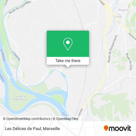 Les Délices de Paul map