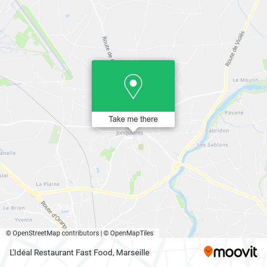 L'Idéal Restaurant Fast Food map