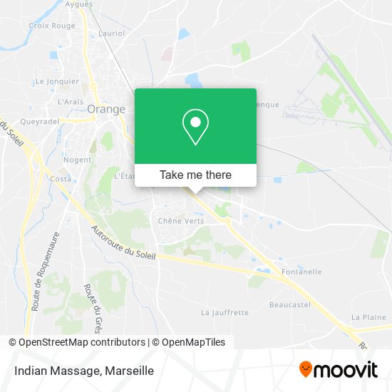 Indian Massage map