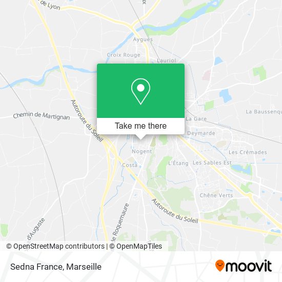 Sedna France map