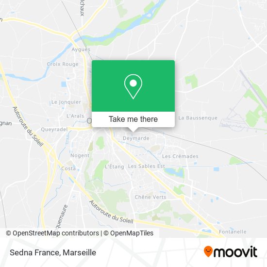 Sedna France map