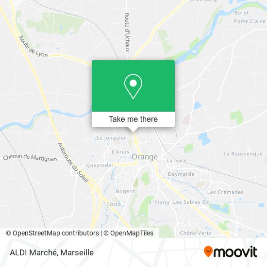 ALDI Marché map