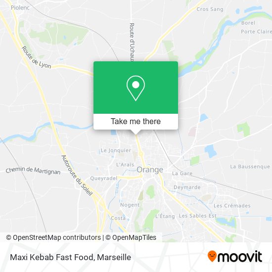 Maxi Kebab Fast Food map