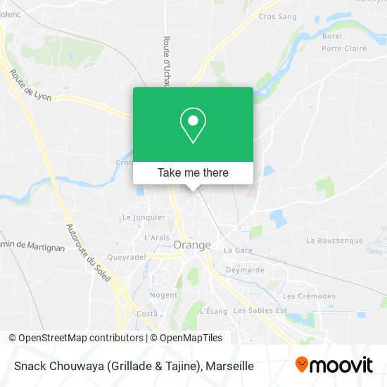 Snack Chouwaya (Grillade & Tajine) map