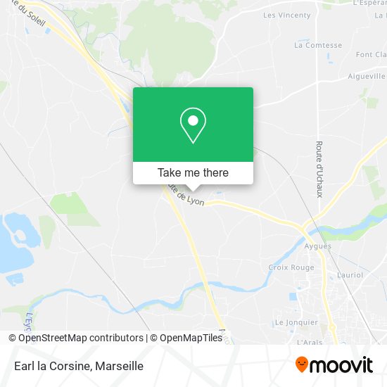 Earl la Corsine map