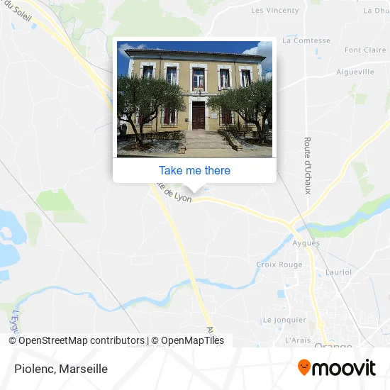 Piolenc map