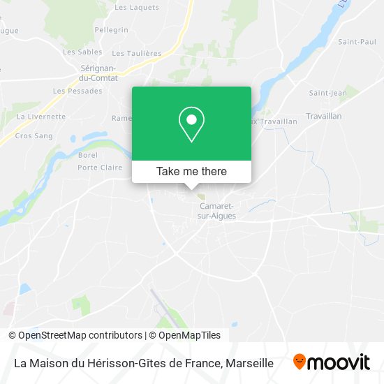 La Maison du Hérisson-Gîtes de France map