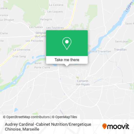 Audrey Cardinal -Cabinet Nutrition / Energetique Chinoise map