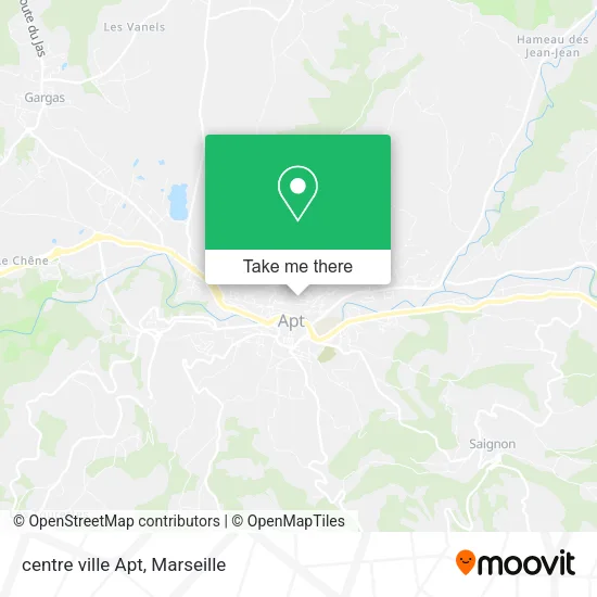 centre ville Apt map