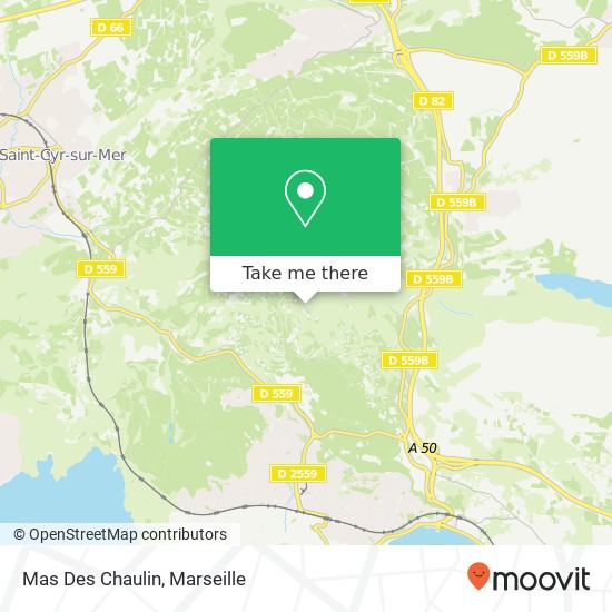 Mapa Mas Des Chaulin