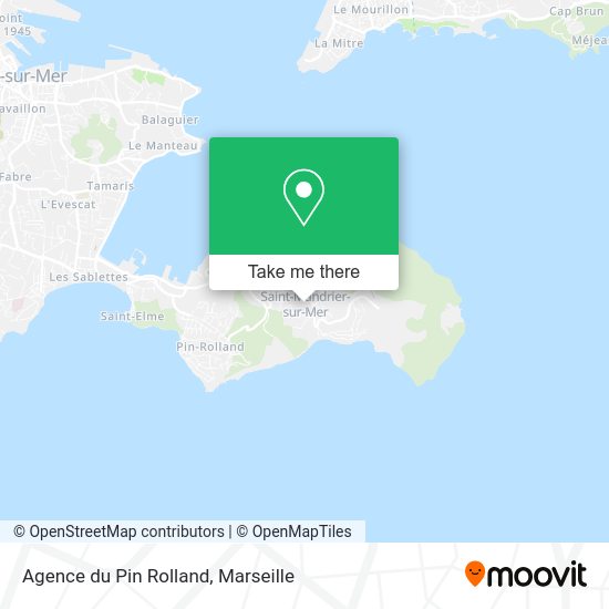 Agence du Pin Rolland map
