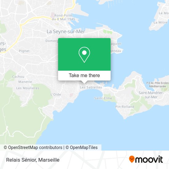 Relais Sénior map