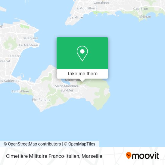 Cimetière Militaire Franco-Italien map