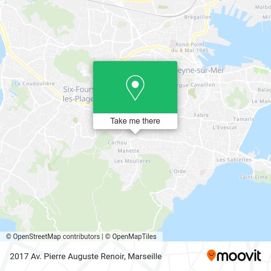 2017 Av. Pierre Auguste Renoir map