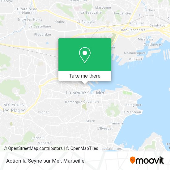Action la Seyne sur Mer map